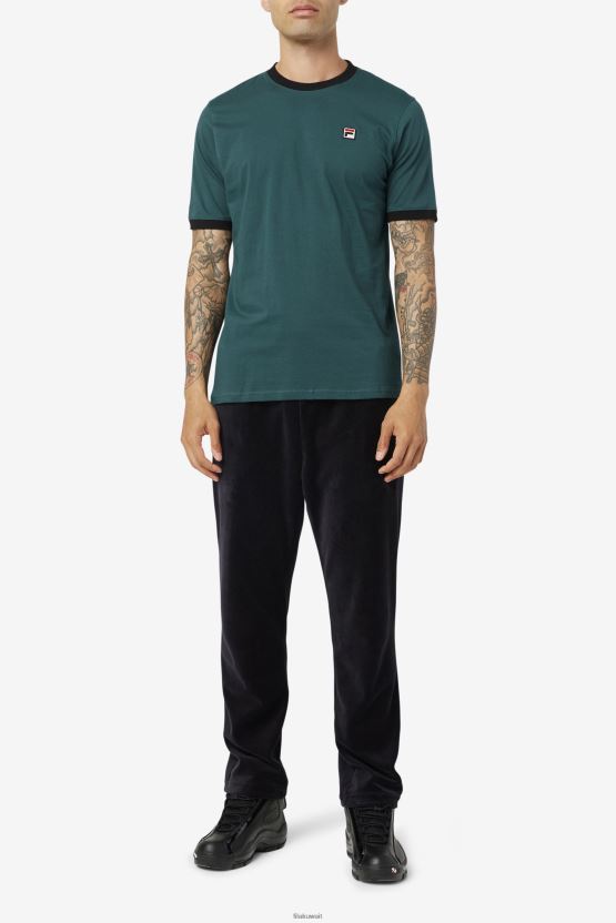 تيشيرت Fila June Bug/Black Marconi Ringer BX00H4238 حشرة يونيو/أسود FILA