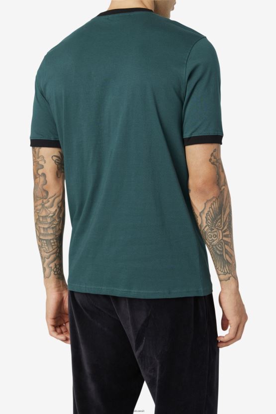 تيشيرت Fila June Bug/Black Marconi Ringer BX00H4238 حشرة يونيو/أسود FILA
