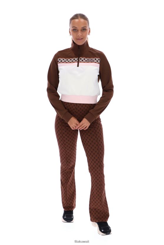 الجزء العلوي من Fila Laura بطباعة سحاب 1/4 BX00H43406FILA
