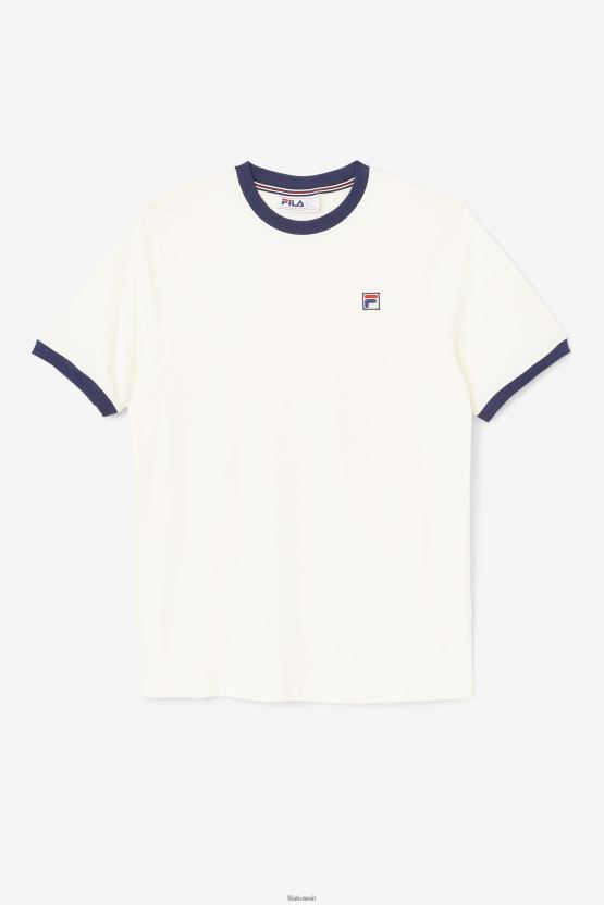 أبيض/ طاووس تي شيرت Fila Marconi Ringer BX00H4237 أبيض / معطف FILA