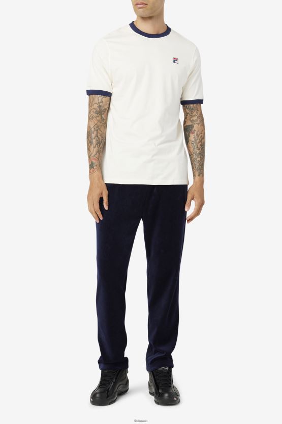 أبيض/ طاووس تي شيرت Fila Marconi Ringer BX00H4237 أبيض / معطف FILA