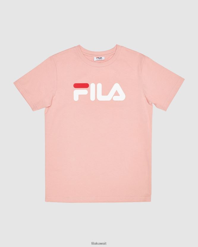 تي شيرت Fila Mellow Rose الكلاسيكي للأطفال BX00H43100 ارتفع يانع FILA