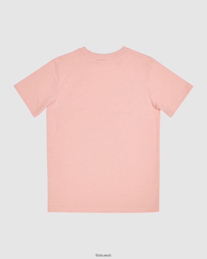 تي شيرت Fila Mellow Rose الكلاسيكي للأطفال BX00H43100 ارتفع يانع FILA