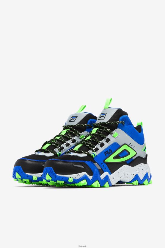 حذاء Fila الرجالي Oakmont TR متوسط ​​أسود/عالي الارتفاع/أزرق BX00H413 أسود / شاهق / أزرق FILA