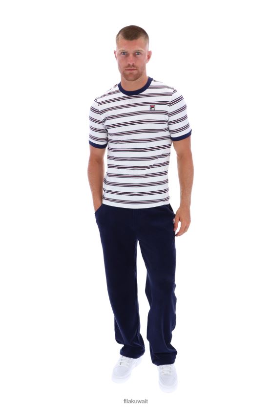 تي شيرت Fila Santiago Ringer مع شريط تراثي BX00H43307FILA