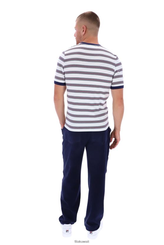 تي شيرت Fila Santiago Ringer مع شريط تراثي BX00H43307FILA
