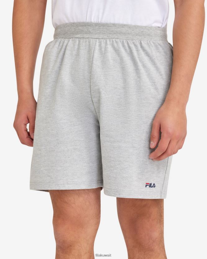 شورت Fila Silver Marle الأساسي متوسط ​​الطول للرجال BX00H42332 مارل فضي FILA