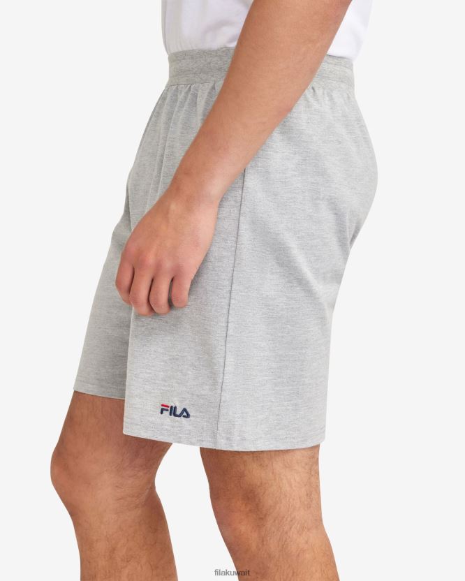 شورت Fila Silver Marle الأساسي متوسط ​​الطول للرجال BX00H42332 مارل فضي FILA