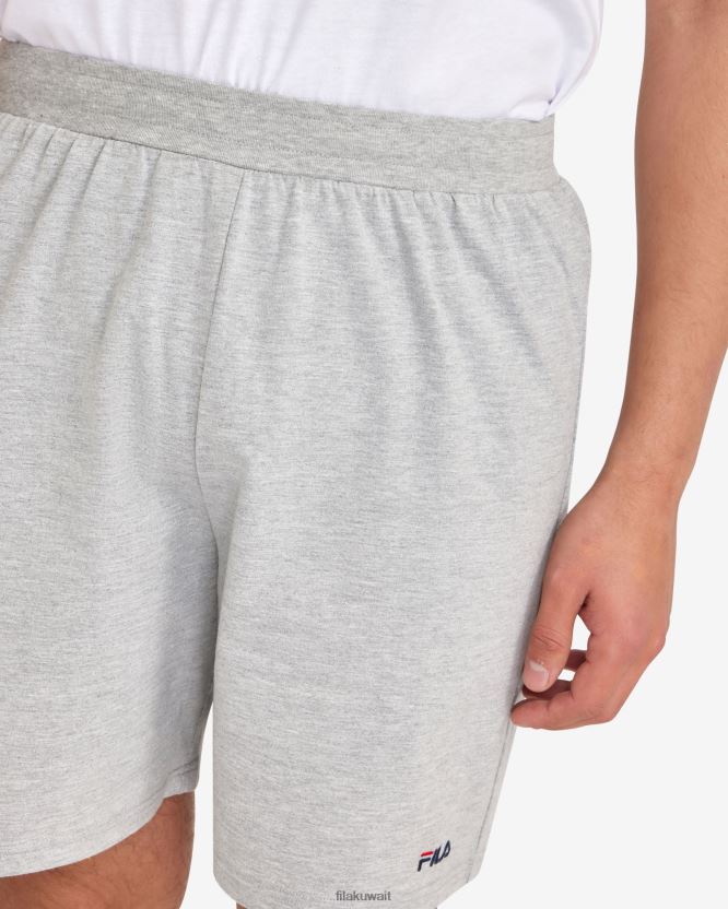 شورت Fila Silver Marle الأساسي متوسط ​​الطول للرجال BX00H42332 مارل فضي FILA