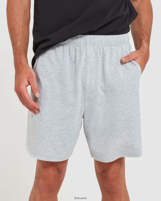 شورت جيرسي كلاسيكي للرجال Fila Silver Marle BX00H42438 مارل فضي FILA