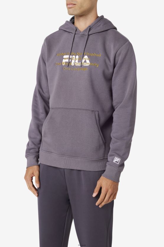 سترة بغطاء للرأس من Fila Thunderstorm/أبيض/زيتوني BX00H4550 عاصفة رعدية / أبيض / زيتون FILA