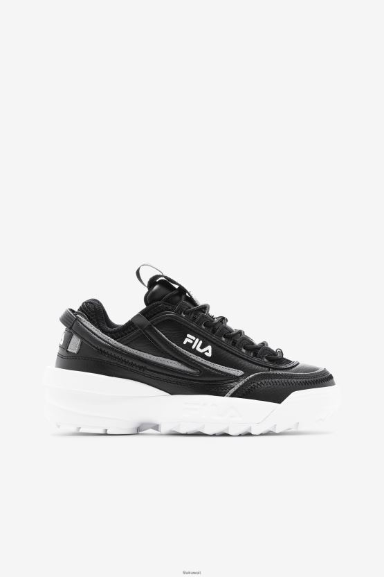 Fila Women's Disruptor 2 EXP أسود/نصب تذكاري/أبيض BX00H41237 أسود / نصب تذكاري / أبيض FILA