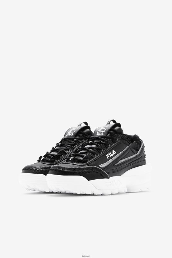 Fila Women's Disruptor 2 EXP أسود/نصب تذكاري/أبيض BX00H41237 أسود / نصب تذكاري / أبيض FILA