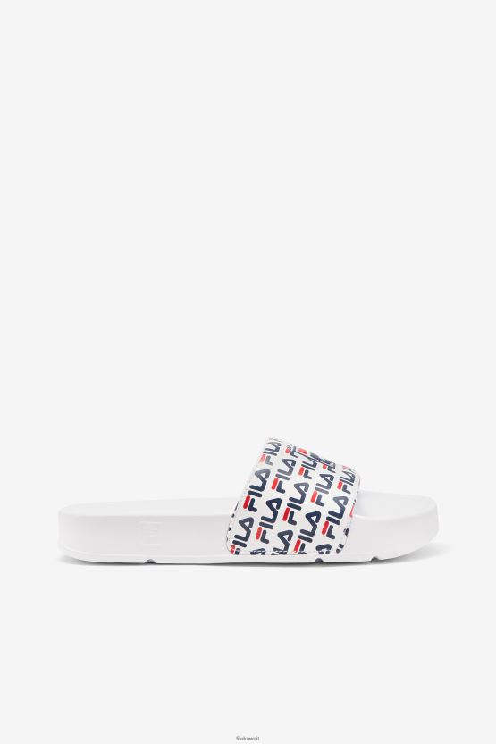 أبيض / كحلي / أحمر Fila Women's Drifter Mood 2 BX00H41371 أبيض / كحلي / أحمر FILA
