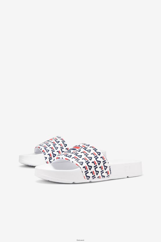 أبيض / كحلي / أحمر Fila Women's Drifter Mood 2 BX00H41371 أبيض / كحلي / أحمر FILA