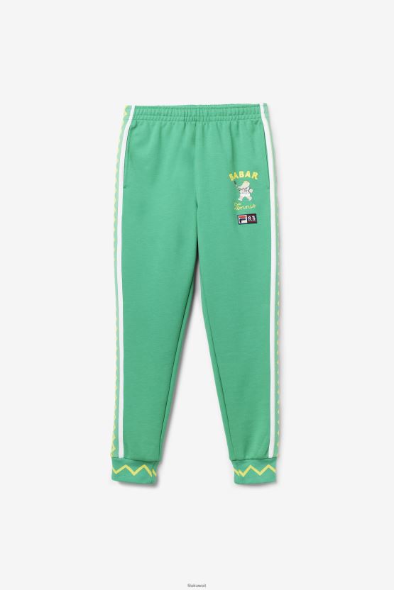 فيلا ديب نعناع/أبيض Fila X RB babar Evertt jogger BX00H4700 نعناع عميق/أبيض FILA