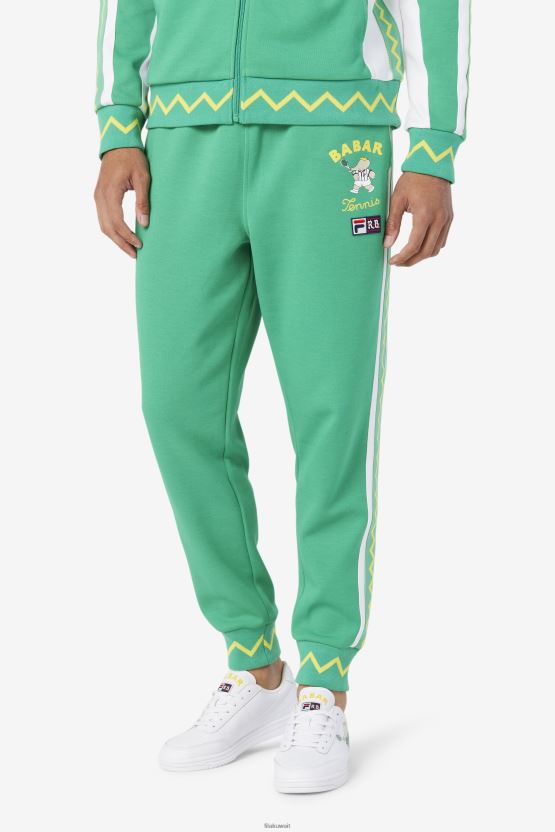 فيلا ديب نعناع/أبيض Fila X RB babar Evertt jogger BX00H4700 نعناع عميق/أبيض FILA