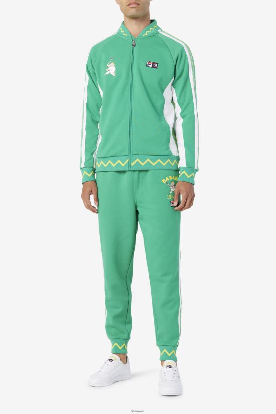فيلا ديب نعناع/أبيض Fila X RB babar Evertt jogger BX00H4700 نعناع عميق/أبيض FILA