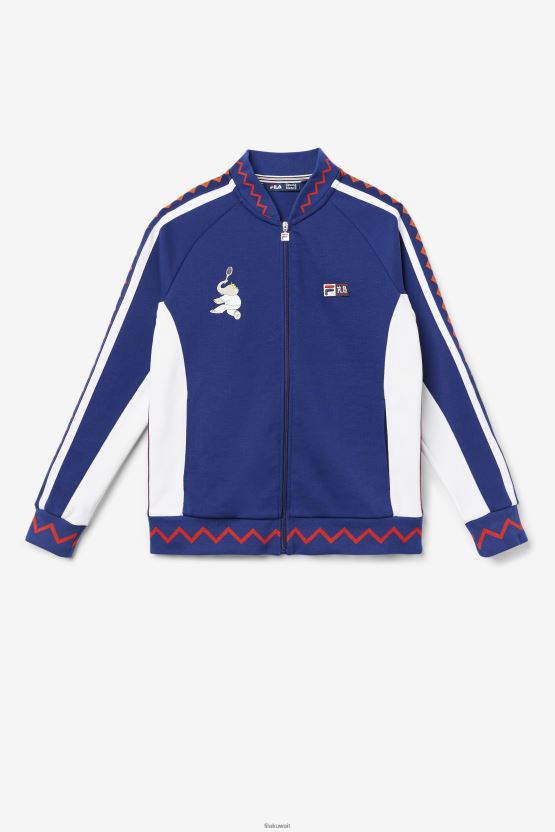 سترة Fila X RB babar Iggy Fila Beacon أزرق/أبيض BX00H4890 منارة زرقاء/بيضاء FILA
