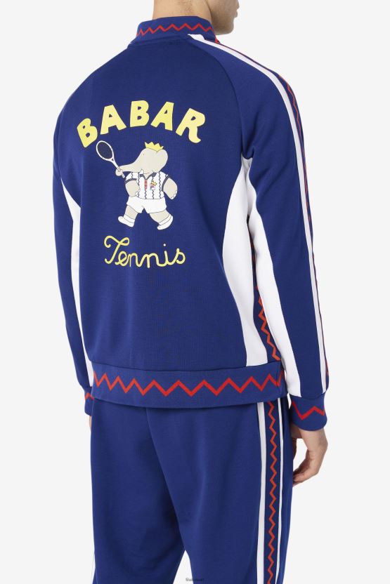 سترة Fila X RB babar Iggy Fila Beacon أزرق/أبيض BX00H4890 منارة زرقاء/بيضاء FILA