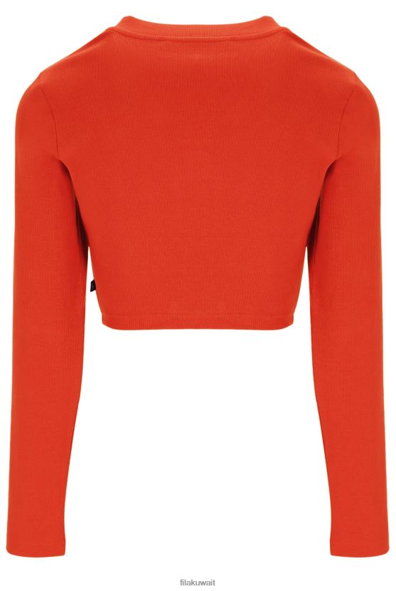سترة نسائية من Fila Zara بتصميم سميك ومضلع BX00H43399FILA