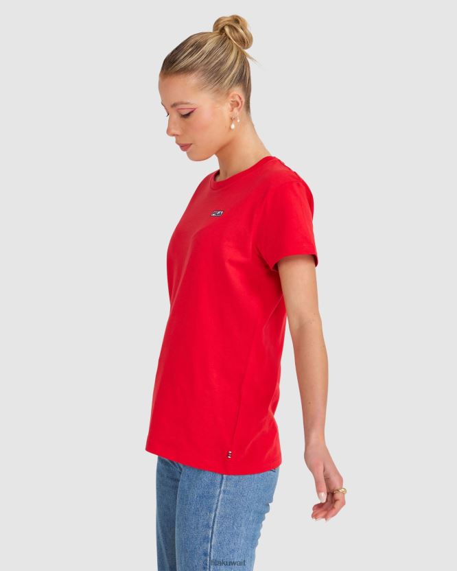 تي شيرت Imogen للسيدات من Fila باللون الأحمر BX00H42845 أحمر FILA