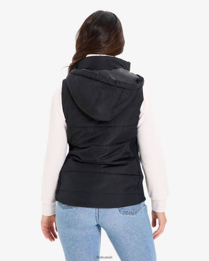 سترة Iranga المنتفخة للسيدات باللون الأسود من Fila BX00H42974 أسود FILA
