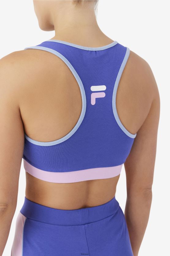 حمالة صدر Kairi Top Fila أزرق/أوركيد/أزرق/أبيض BX00H41484 أزرق / أوركيد / أزرق / أبيض FILA