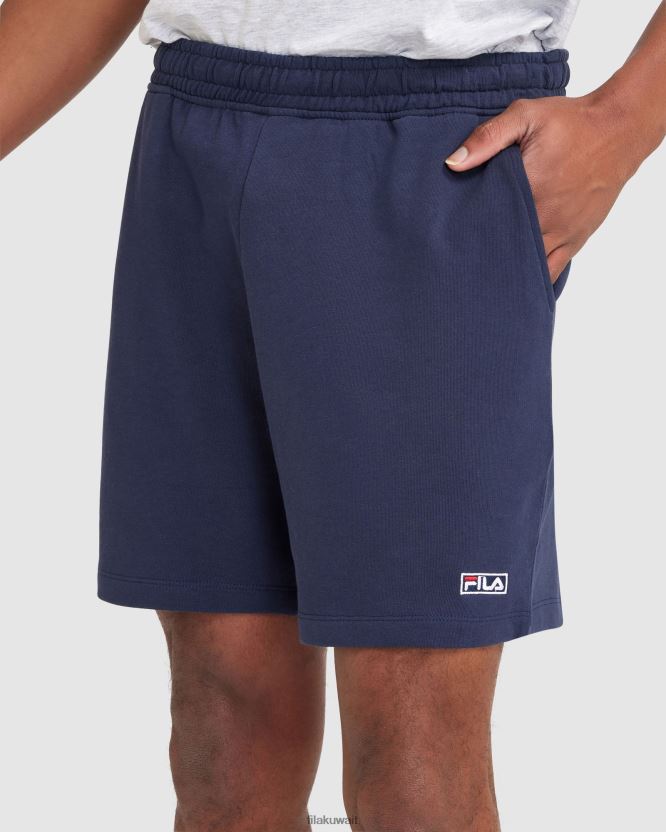 شورت سيان للرجال من New Navy Fila BX00H42421 البحرية الجديدة FILA