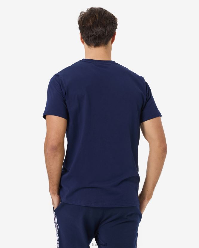 تي شيرت الذكرى السنوية للجنسين من New Navy Fila BX00H42583 البحرية الجديدة FILA