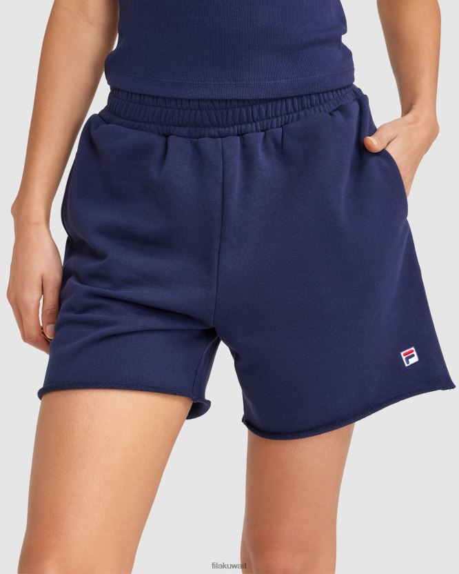 شورت سينزيا قصير للنساء من New Navy Fila BX00H42835 البحرية الجديدة FILA