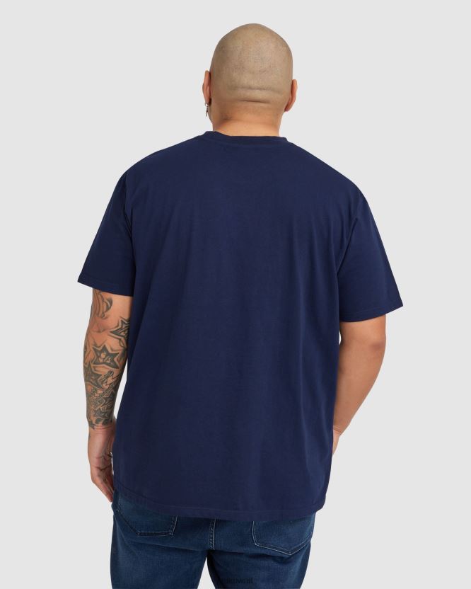 تي شيرت New Navy Fila الرجالي Plus Kiley BX00H42391 البحرية الجديدة FILA