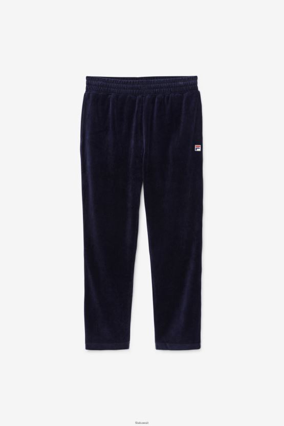 بنطال فيلور من O-Fit باللون الأزرق الداكن/الجاردينيا/الأحمر BX00H4560 كحلي/جاردينيا/أحمر FILA