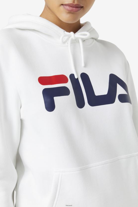 أبيض / Peacoat لوسي هوديي فيلا BX00H41524 أبيض / معطف FILA