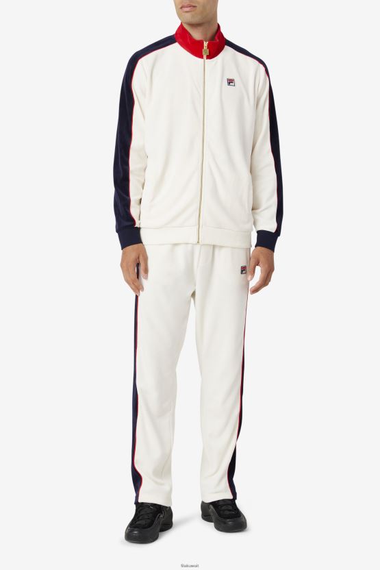 سيما القطيفة بانت فيلا جاردينيا / أحمر / Peacoat BX00H4602 الغردينيا / الأحمر / الطاووس FILA