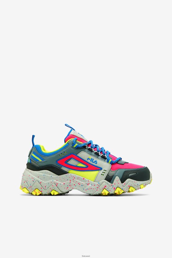 حذاء Pink Glo/Monument/Blue Fila للسيدات من Oakmont TR BX00H41215 الوردي جلو / النصب التذكاري / الأزرق FILA