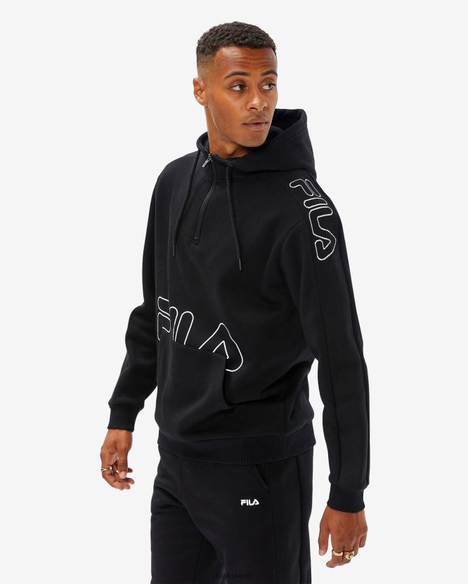 الرجال جاي QTR الرمز البريدي فيلا الأسود BX00H42606 أسود FILA