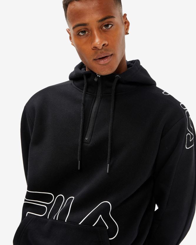 الرجال جاي QTR الرمز البريدي فيلا الأسود BX00H42606 أسود FILA
