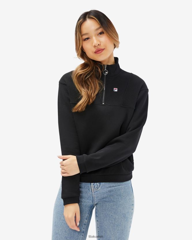 شارة نسائية QTR ZIP FILLA باللون الأسود BX00H42972 أسود FILA