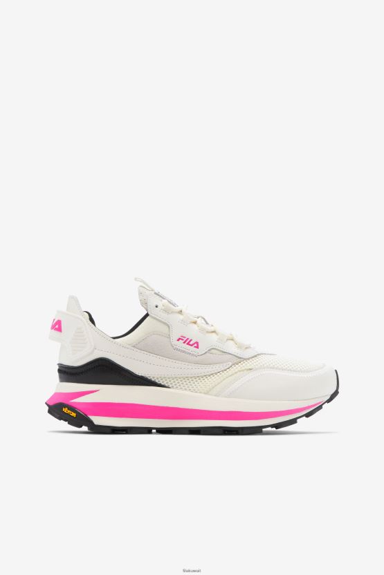 حذاء R1 Runner X Barneys Fila للسيدات أبيض/وردي/أسود BX00H41334 أبيض/وردي جلو/أسود FILA
