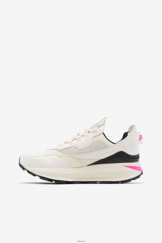 حذاء R1 Runner X Barneys Fila للسيدات أبيض/وردي/أسود BX00H41334 أبيض/وردي جلو/أسود FILA