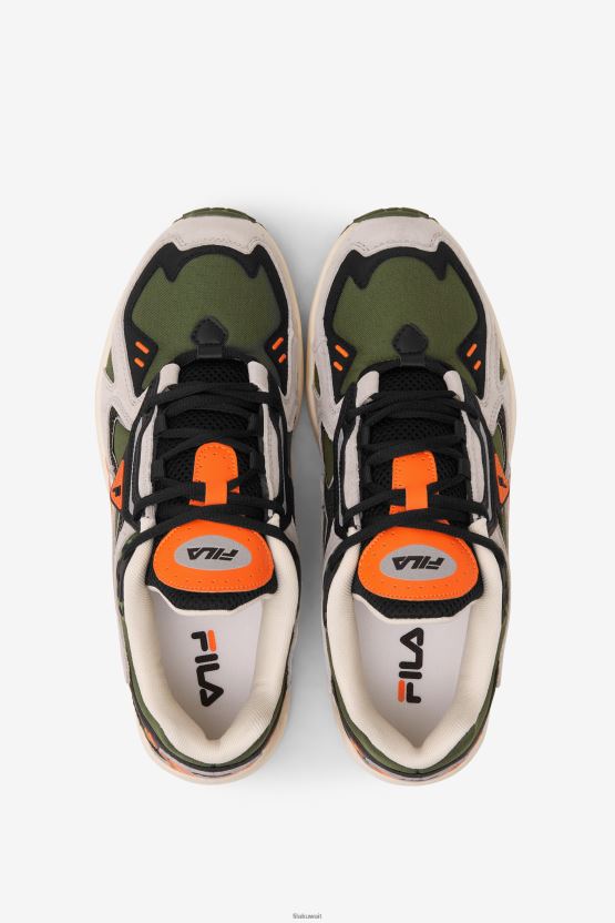 أرشيف للرجال RJV Fila Chive/Ecru/Black BX00H4140 الثوم المعمر / إكرو / أسود FILA