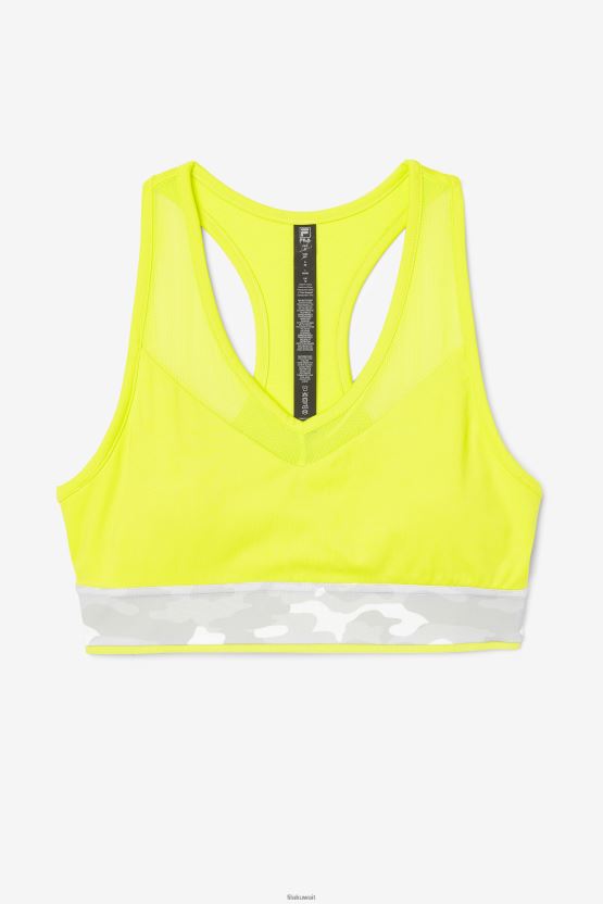 فيلا رفع Racerback الصدرية الأعلى الكبريت BX00H41807 الكبريت FILA