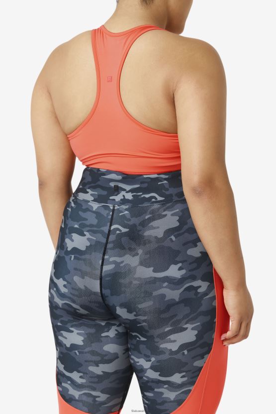 فيلا رفع حمالة الصدر Racerback أعلى المرجان الساخن BX00H41849 المرجان الساخن FILA