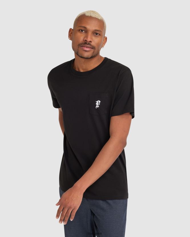 تي شيرت Raven للرجال من Fila باللون الأسود BX00H42359 أسود FILA