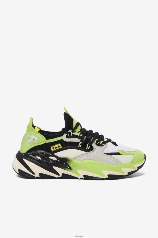 حذاء Ray Tracer Evo 2 Fila للرجال أسود/أخضر حاد/إكرو BX00H4134 أسود/أخضر حاد/إكرو FILA