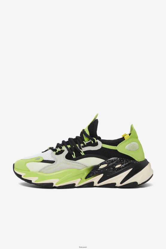 حذاء Ray Tracer Evo 2 Fila للرجال أسود/أخضر حاد/إكرو BX00H4134 أسود/أخضر حاد/إكرو FILA