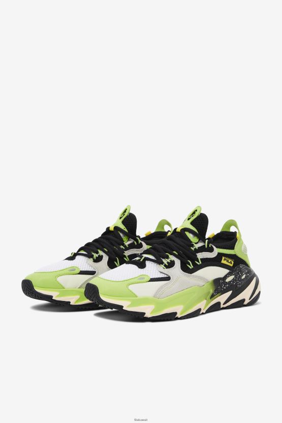 حذاء Ray Tracer Evo 2 Fila للرجال أسود/أخضر حاد/إكرو BX00H4134 أسود/أخضر حاد/إكرو FILA