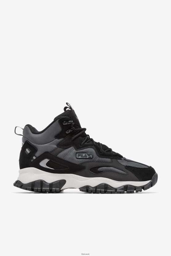 شادو/أسود/رمادي فضي للرجال Ray Tracer TR 2 Mid Fila BX00H4210 الظل / أسود / رمادي فضي FILA
