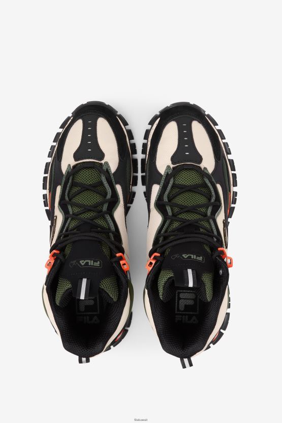 حذاء Ray Tracer TR 2 Mid Fila Chive/أسود/إكرو للرجال BX00H4164 الثوم المعمر / أسود / إكرو FILA